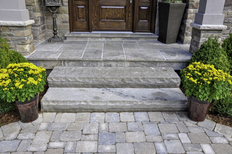 Elegant Paver Entryway